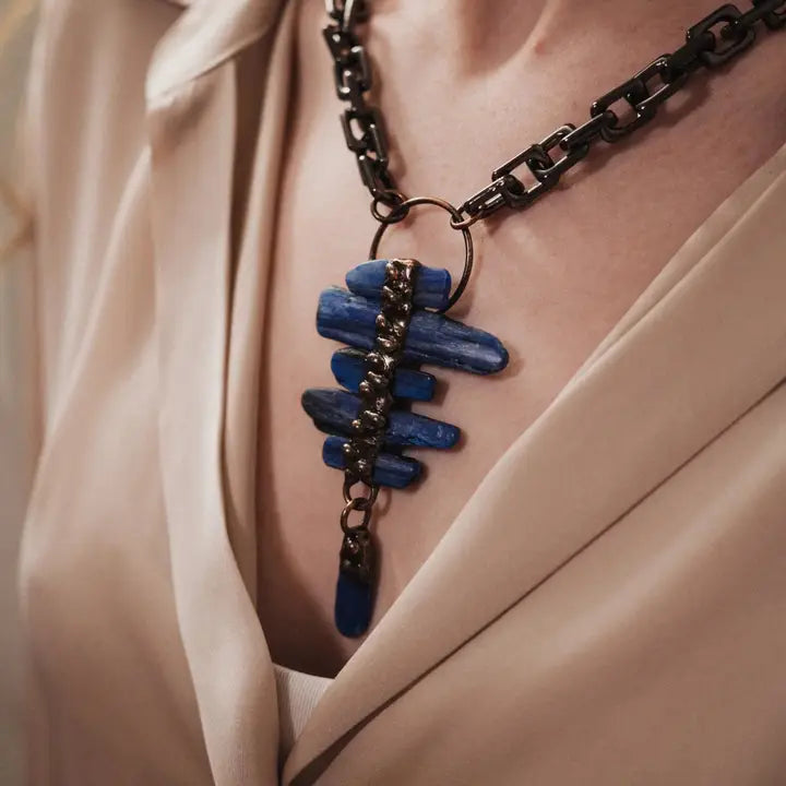 Maximalist Kyanite Necklace