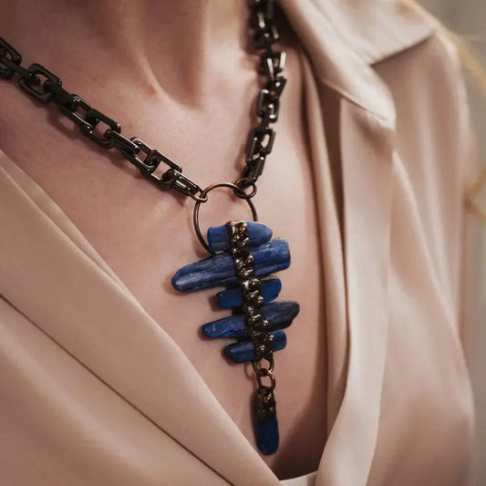 Maximalist Kyanite Necklace
