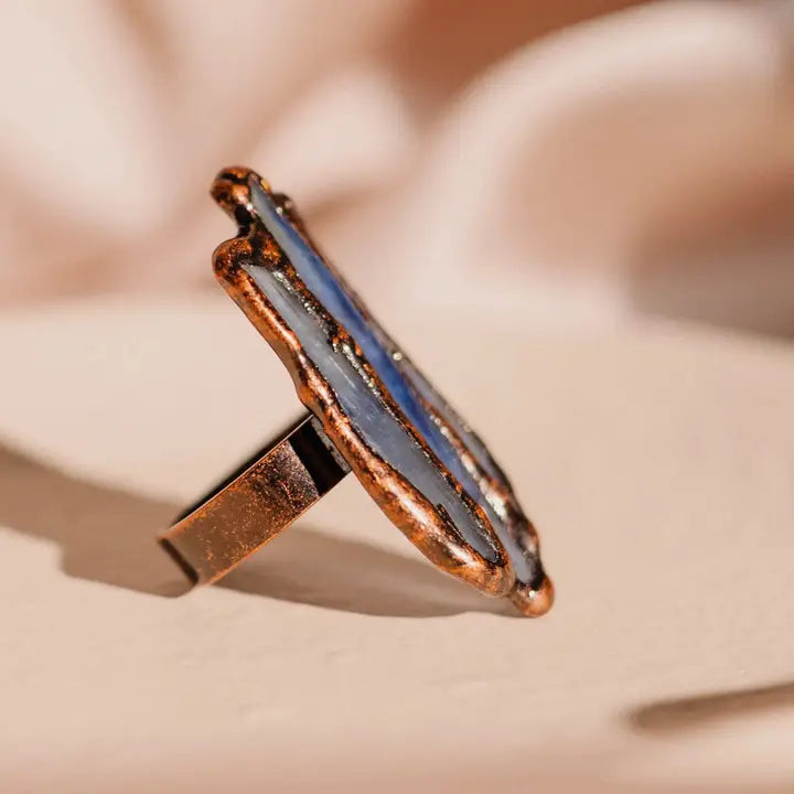 Kyanite Ring, Gemstone Ring, Balance Stone